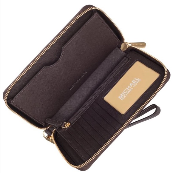 Michael kors jet setter phone wristlet wallet - Picture 2 of 16